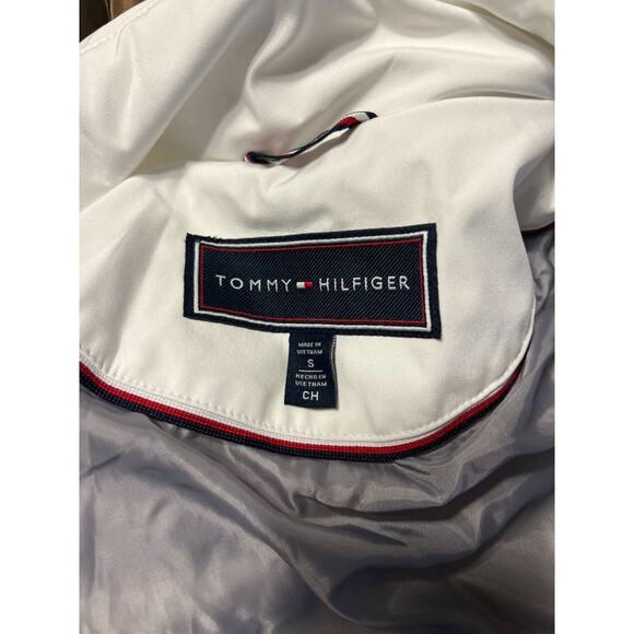 Tommy Hilfiger Women's Size Small Puffer Lightweight Hooded Stretch Jacket with - Picture 7 of 7